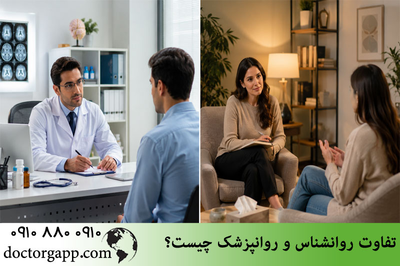 تفاوت روانشناس و روانپزشک 